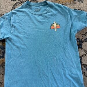 Blue 84 Surfboard Graphic Kids Tee - Blue boy or girl